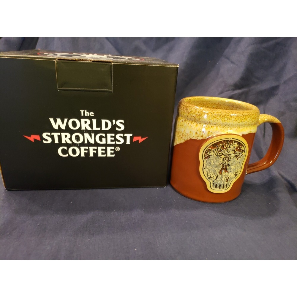 Death Wish Coffee GINGERDEAD gingerbread Mug 2021 SOLD OUT # 1559/4000 NEW NIB‎